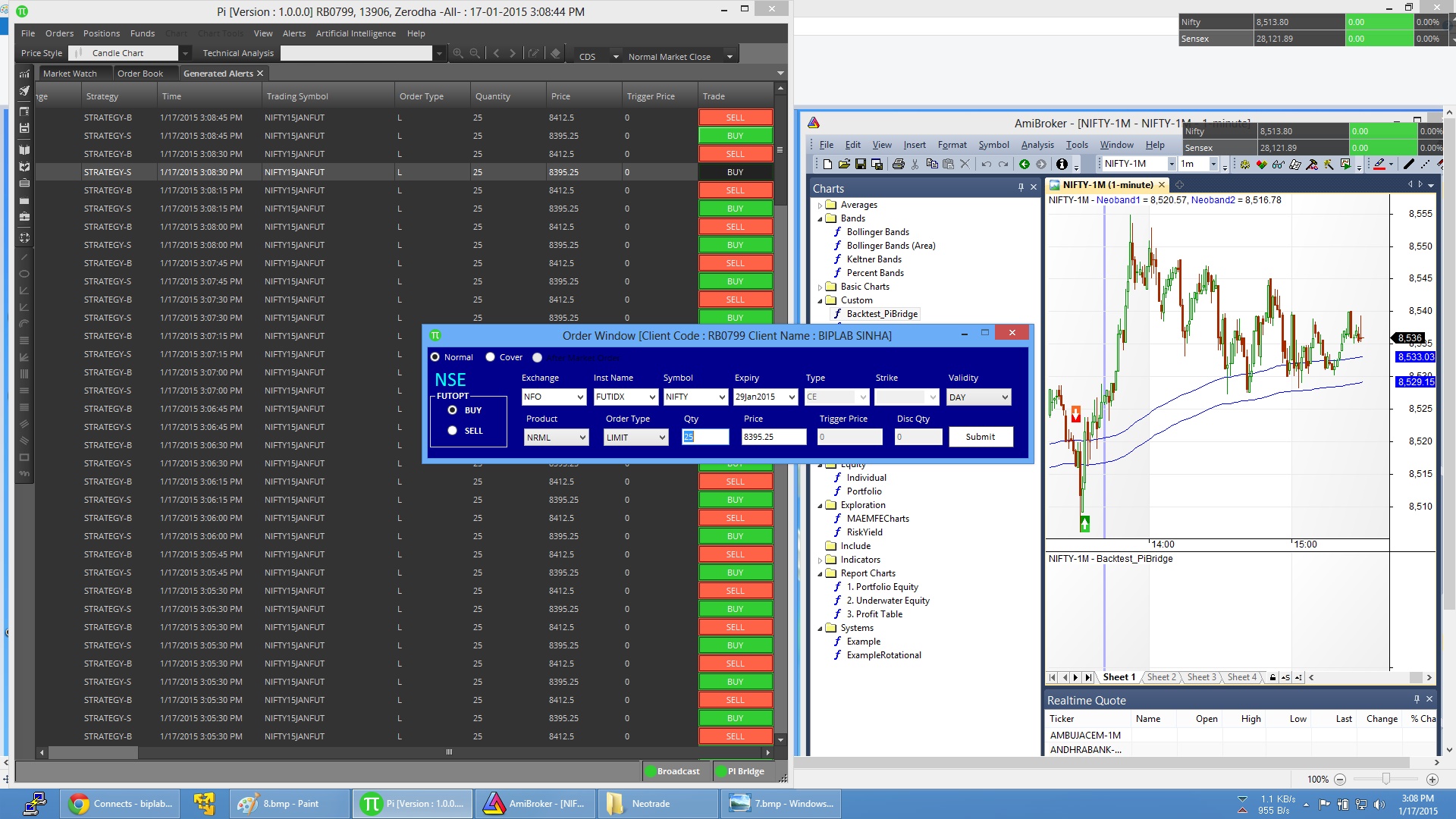 Pi Bridge For Amibroker Z Connect By Zerodha Z Connect By Zerodha