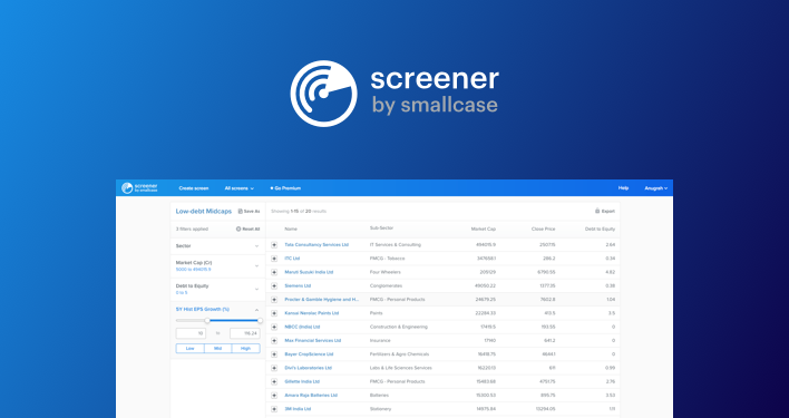 Introducing Screener By Tickertape Z Connect By Zerodha Z Connect By Zerodha