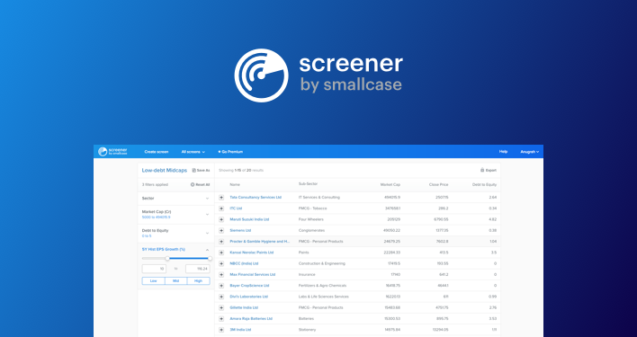 Chart Screener India