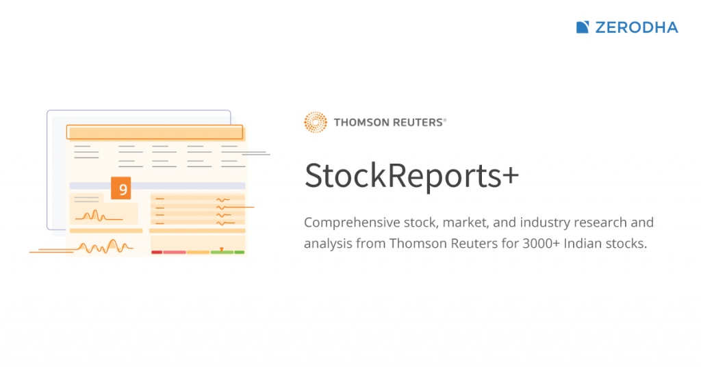 Introducing Stockreport By Tr Z Connect By Zerodha Z Connect By Zerodha ...